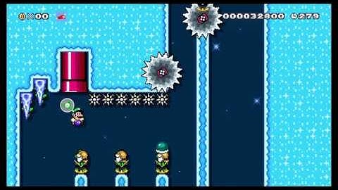 [SMM2] SockMonstR - Arctic Expanse #TeamShell