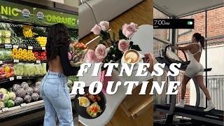 FITNESS ROUTINE🌱Motivating Weekly Vlog, Grocery Haul + Hair Cut