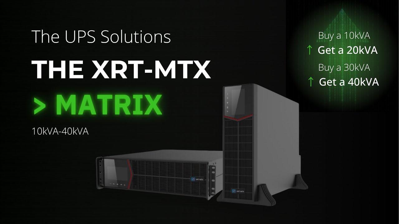 Xrt System Overview UPS Solutions XRT-MTX Modular UPS System | Power That Adapts - YouTube