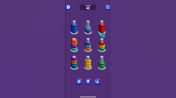 Nuts sort master Level 43 #gameplay #gameshort #gameplayshort #gamer #gaming #games #gameshorts