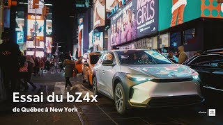 De Québec à New York en Toyota bZ4X 2024