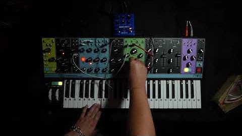 Moog Matriarch and Meris Mercury 7 Space Drone