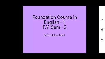 F.Y.B.Com_Sem-2_English_Unit-4_Lecture-3_By Prof. Kalyani Trivedi