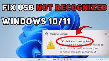 [2025] USB Device Not Recognized Windows 11/10 FIX: USB Drive Not Showing Up Solved (Code 43)