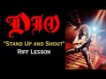 Dio Stand Up And Shout Riff Lesson