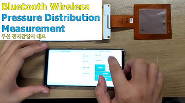 Wireless Bluetooth Pressure Distribution Measurement 블루투스 무선 전자감압지 데모
