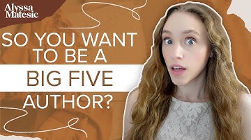 Hoe het ECHT is om een ​​boek te publiceren met de Big Five