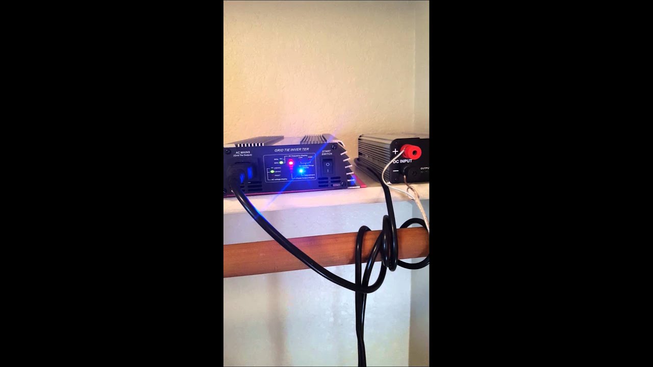 Grid tie inverter - YouTube