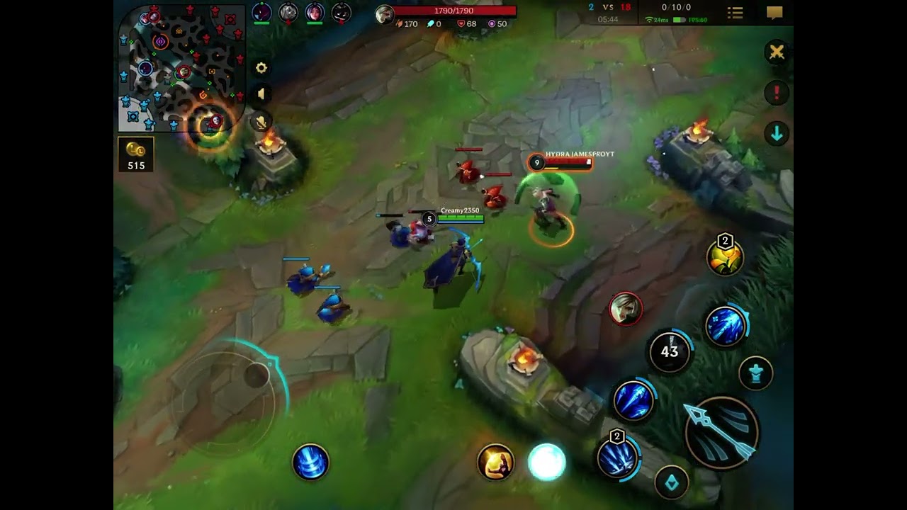 League Of Legends Wild Rift Battle S2 Ep 1 Ashe vs Riven (Video is back!)