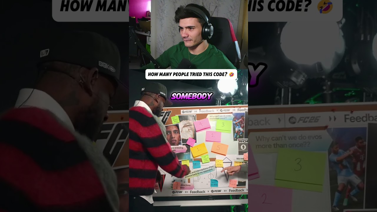 HOW MANY PEOPLE TRIED THIS CODE?! 🤣  EA FC 26 First Gameplay Livestream! 