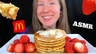 ASMR McDONALD'S PANCAKES MUKBANG EATING SOUNDS