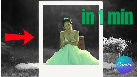 How to create Polaroid frame effect in Canva Step-by-Step