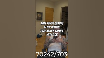#fazeadapt cries with tears of joy after realizing he made it #fyp #faze #fazemike