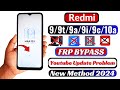 Redmi 9a/9t/9i/9c FRP Bypass Without Pc New Security | Redmi (MIUI 12.5) Remove Google Account 2024