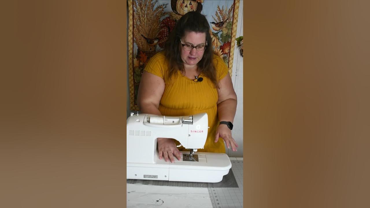How to lower feed dogs on a Singer Sewing Machine YouTube
