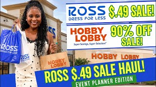 Full Ross .49 Cent Sale | Hobby Lobby 90% off| LIVING LUXURIOUSLY FOR LESS Update