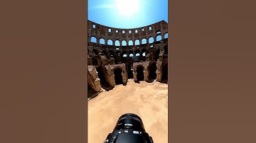 POV: The Colosseum like a gladiator roller-coaster 🎢🔥 #veo3 #ai #pov #rome (GH)