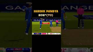 Hardik pandya batting 😱💥🏏 #shorts #realcricket24 #ytshorts #trendingshorts