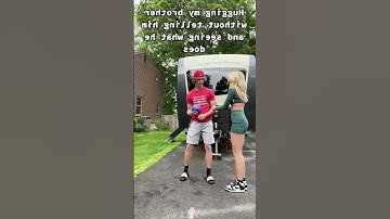 Trying the trend where you randomly hug your brothers#love #baby