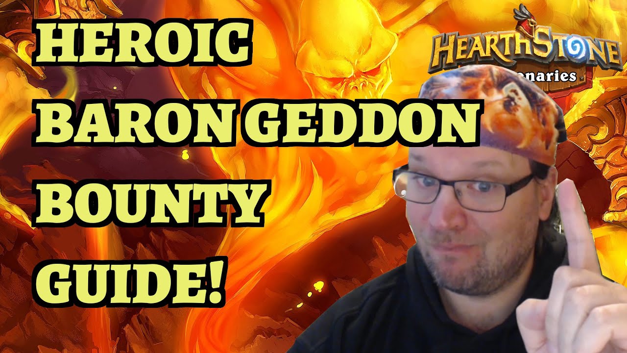 HEROIC Baron Geddon bounty guide (Hearthstone Mercenaries Blackrock Mountain revisited)