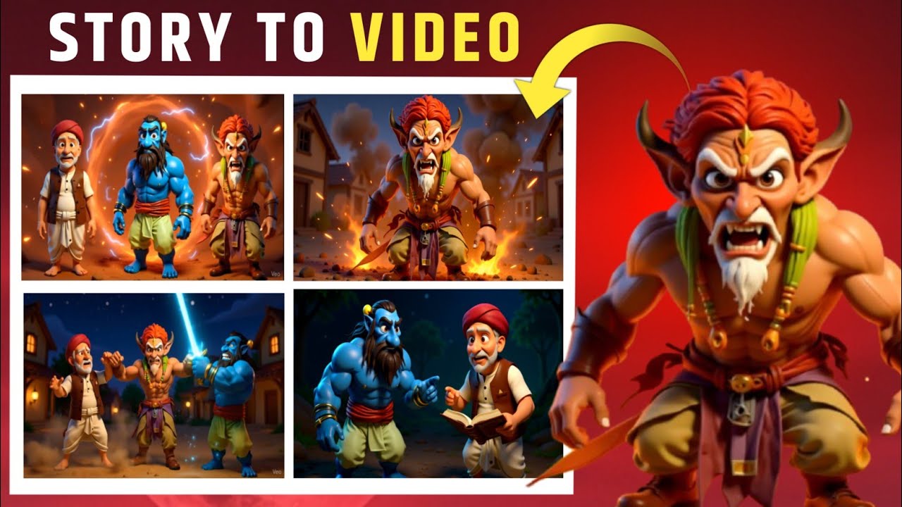 Free Ai Story To Video Generator| 2D Ai Text To Video Generator 