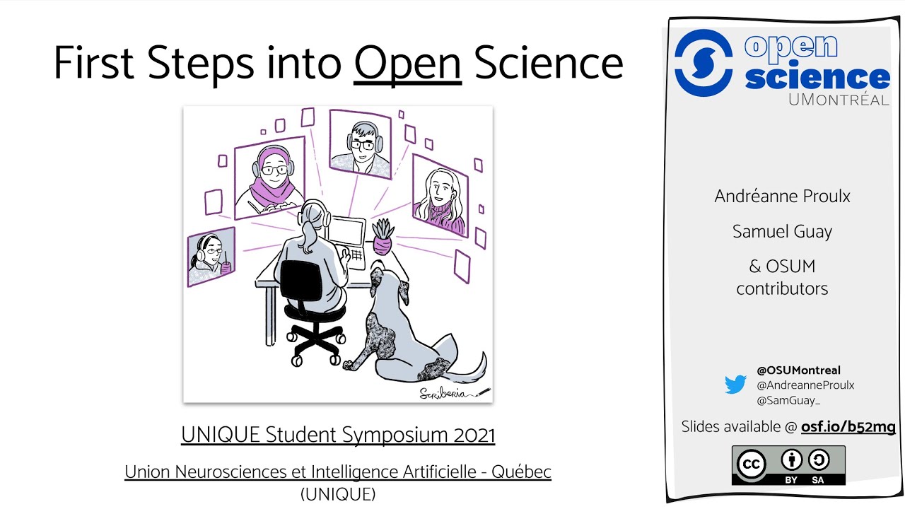 First Steps into Open Science at 
