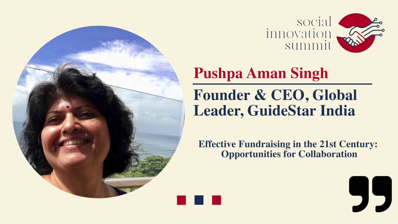 Social Innovation Summit 2019: Pushpa Aman Singh, Guidestar India