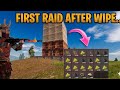 First Raid After The Wipe 1x Server  #oxide #oxideraid #oxidesurvival 