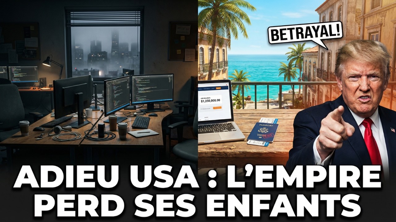 Exode Américain : Pourquoi des millions de citoyens fuient les USA ? #Exode #USA #Geopolitique