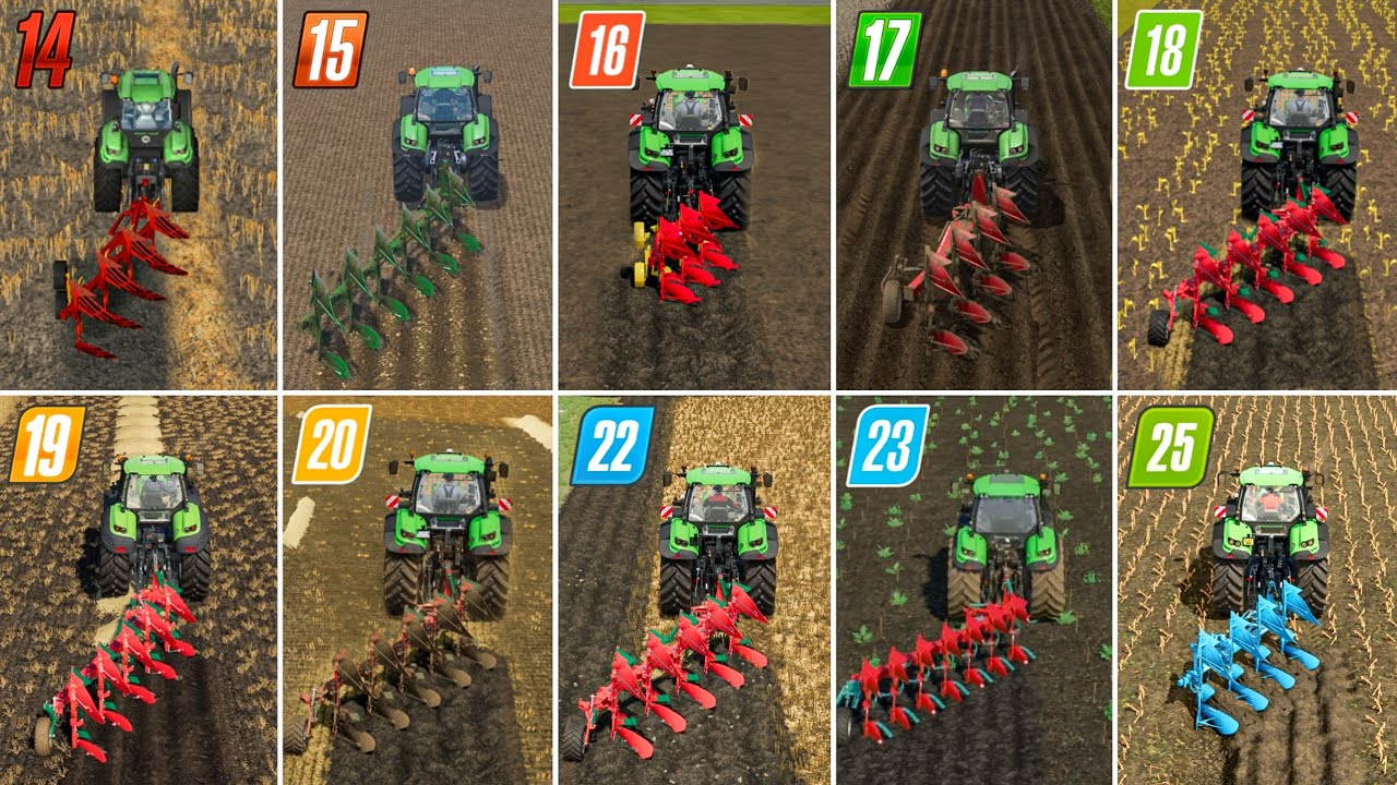 Fs14 Vs Fs15 Vs Fs16 Vs Fs17 Vs Fs18 Vs Fs19 Vs Fs20 Vs Fs22 Vs Fs23 Vs Fs25 | Plowing | Timelapse 