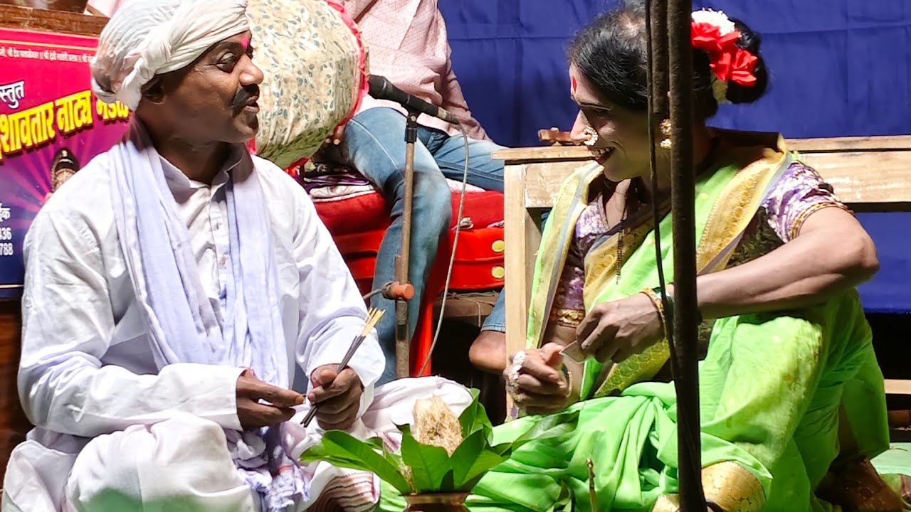 🌺गावकर उभो रवलो गाराणा घालूक 😆 आणी देव काडल्यानी 😂 #yashtilokani #dashavtar #दशावतार