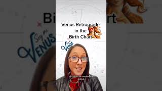How to Read a Birth Chart Beginner - Venus Retrograde in Natal Chart #astrologyjane