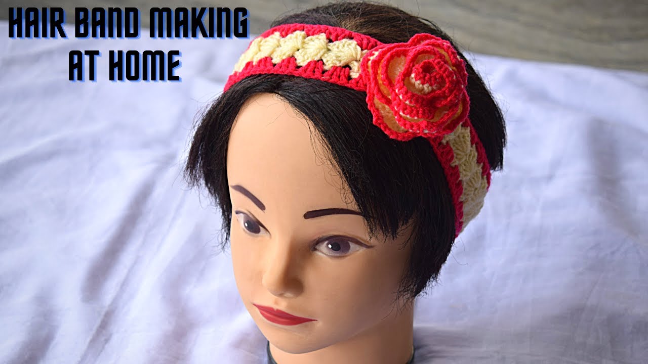 Hair Band Making at Home I Hair Band Banoune Tarika I Pabitra Silai Bunai