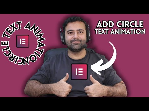 How To Add Circle Text Animation [Elementor] - Beginner Tutorial