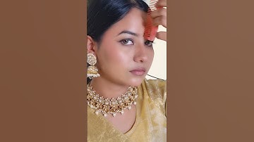Comb Bindi hack for Perfect look 👌 😍 #makeup #shorts #youtube