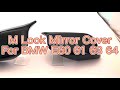 for BMW  5 6 Series  E60 E61 E63 E64 M Look Carbon Fiber Car Rear View Mirror Side Mirror Cover Caps