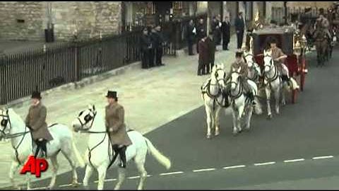 Raw Video: Military Rehearses for Royal Wedding