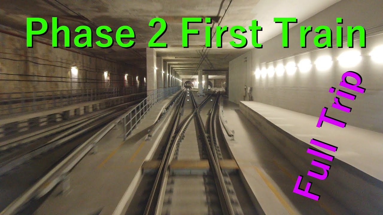 Putrajaya Line Debut: 1st Train FULL Trip from Putrajaya Sentral To Kwasa Damansara #hyundairotem