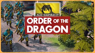 Order of the Dragon  - New AoE4 Civ Summarized!
