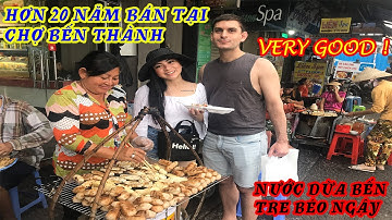 GOOD FOOD SAI GON - BÁNH CHUỐI NẾP NƯỚNG VỈA HÈ 20 NĂM Ở CHỢ BẾN THÀNH  NUÔI 4 CON ĂN HỌC