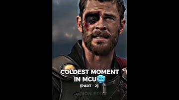 COLDEST MOMENT IN MCU 🥶 (PART - 2) #shorts #marvel