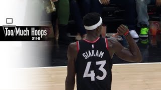 Pascal Siakam CAREER HIGH 33 pts, 13 reb - Full Highlights with Defense - 2.8.2019 | TooMuchHoops