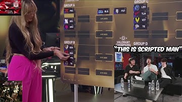 Tarik Reacts To Champions 2024 LIVE DRAW (SEN In The Groupe Of Death)