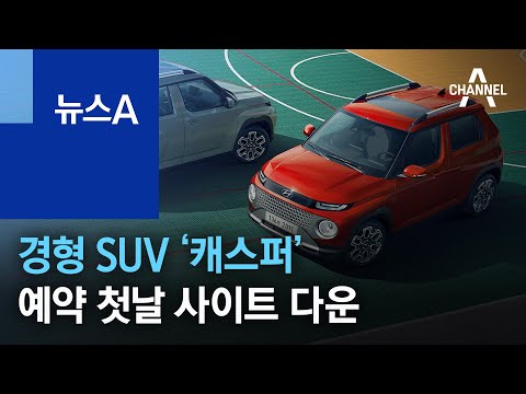 경형 SUV ‘캐스퍼’ 예약 첫날 사이트 다운…文도 예약 | 뉴스A