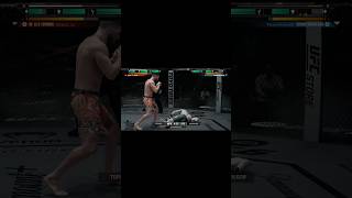 Topuria ENDS McGregor With a SPINNING WHEEL KICK 💀 | EA Sports UFC 6 #ufc6 #ufc #shorts #fyp
