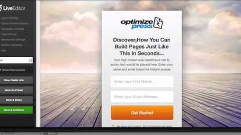 OptimizePress 2.0 Review: A Walk Around the Backend
