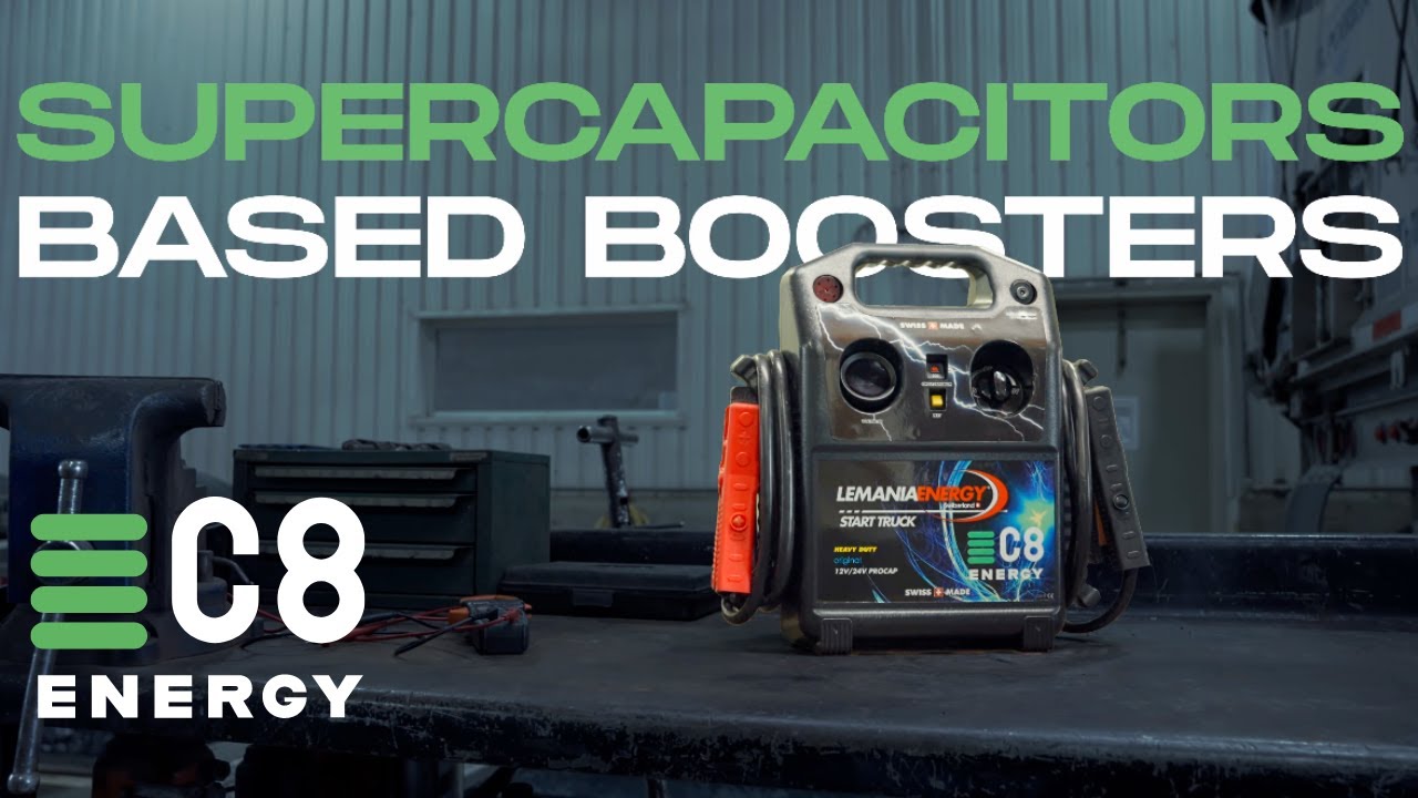 C8 Energy C20-ST-3400 12V Supercapacitor Jump Starter | BRS Battery