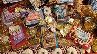 Bohemian Junk Journal - Scrappy Bohemian Stamp Clusters -  Newbie Craft With Me Part 2