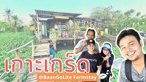 บ้านโกไล้ ขอกดไลค์ให้หมดใจ | baan golite farmstay เกาะเกร็ด | Koh Kret Travel