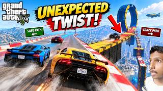 GTA 5 Ki Sabse FUNNY Stunt Race 😂 Unexpected Twist - Akash Khelta Hai @RITURAJ23